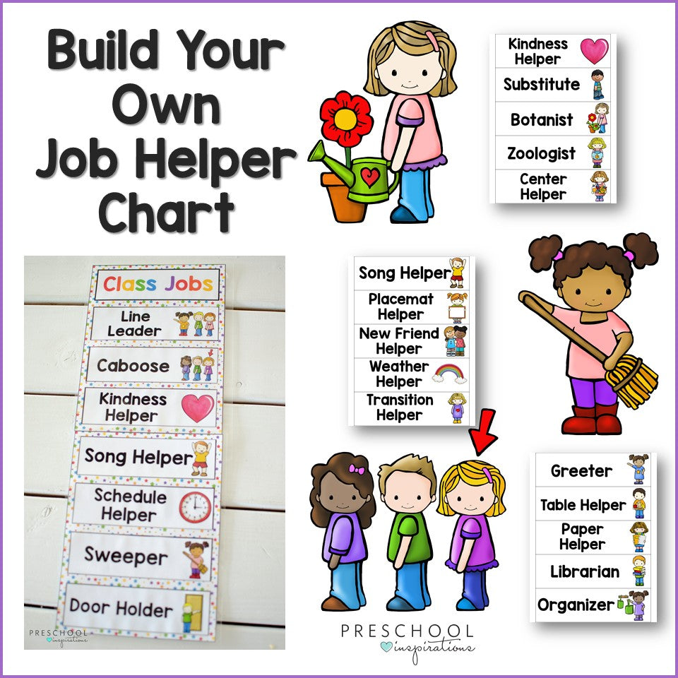 Classroom Jobs Chart -- Editable and Customizable