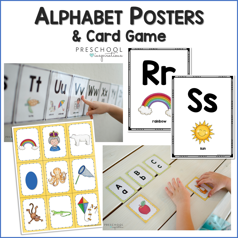 Alphabet Wall Posters - Play to Learn Preschool